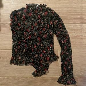 Free people sheer blouse